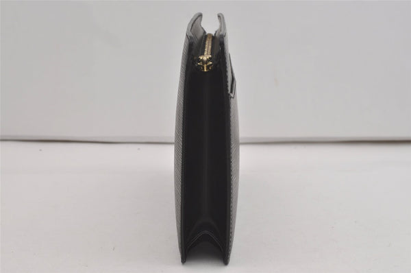 Authentic Louis Vuitton Epi Pochette Homme Clutch Hand Bag Black M52522 LV 6146I