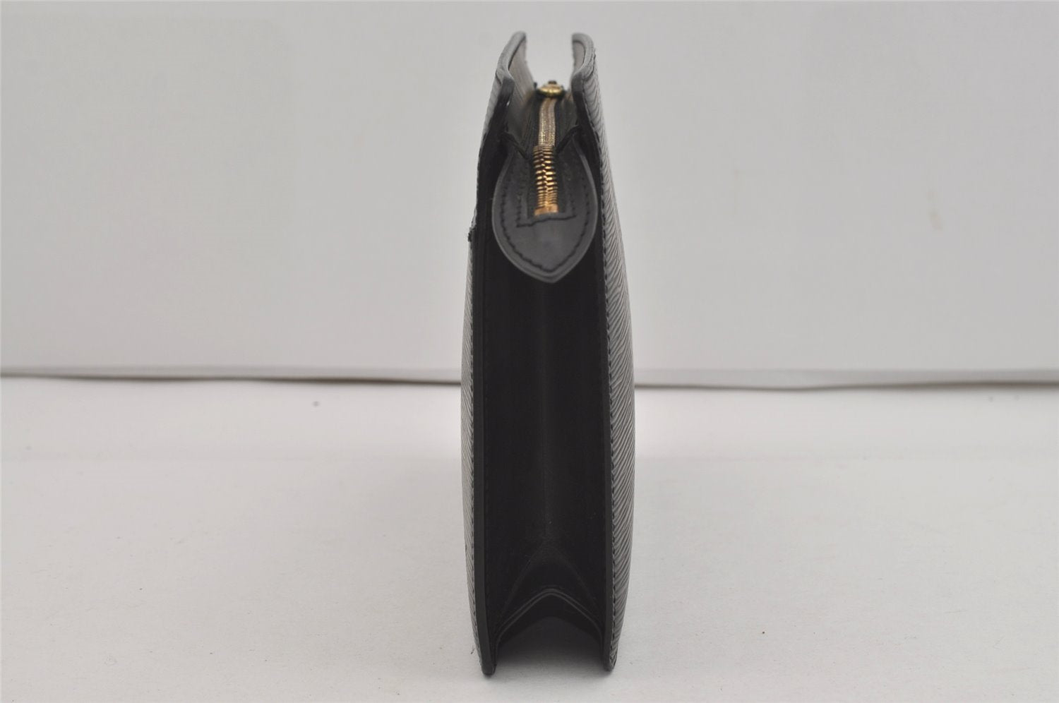 Authentic Louis Vuitton Epi Pochette Homme Clutch Hand Bag Black M52522 LV 6146I