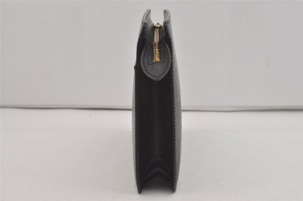 Authentic Louis Vuitton Epi Pochette Homme Clutch Hand Bag Black M52522 LV 6146I