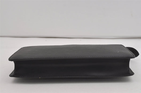 Authentic Louis Vuitton Epi Pochette Homme Clutch Hand Bag Black M52522 LV 6146I