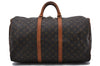 Authentic LOUIS VUITTON Monogram Keepall 50 Boston Bag M41426 LV 6147C