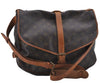 Auth Louis Vuitton Monogram Saumur 35 Shoulder Cross Body Bag M42254 LV 6147D