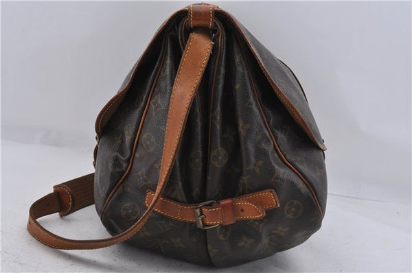 Auth Louis Vuitton Monogram Saumur 35 Shoulder Cross Body Bag M42254 LV 6147D
