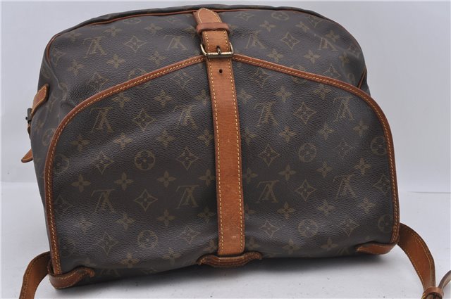 Auth Louis Vuitton Monogram Saumur 35 Shoulder Cross Body Bag M42254 LV 6147D