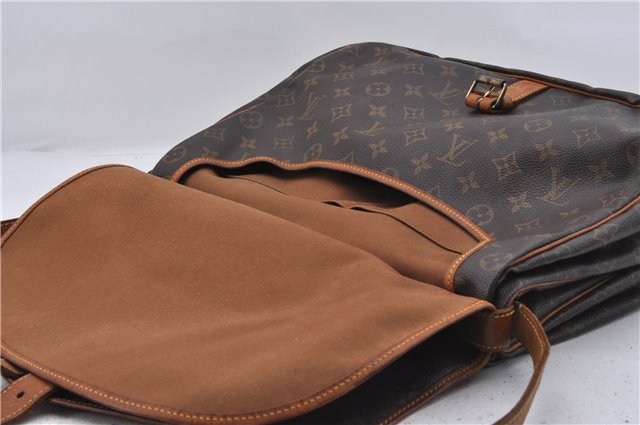 Auth Louis Vuitton Monogram Saumur 35 Shoulder Cross Body Bag M42254 LV 6147D
