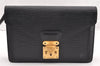 Authentic Louis Vuitton Epi Sellier Dragonne Clutch Bag Black M52612 LV 6147I