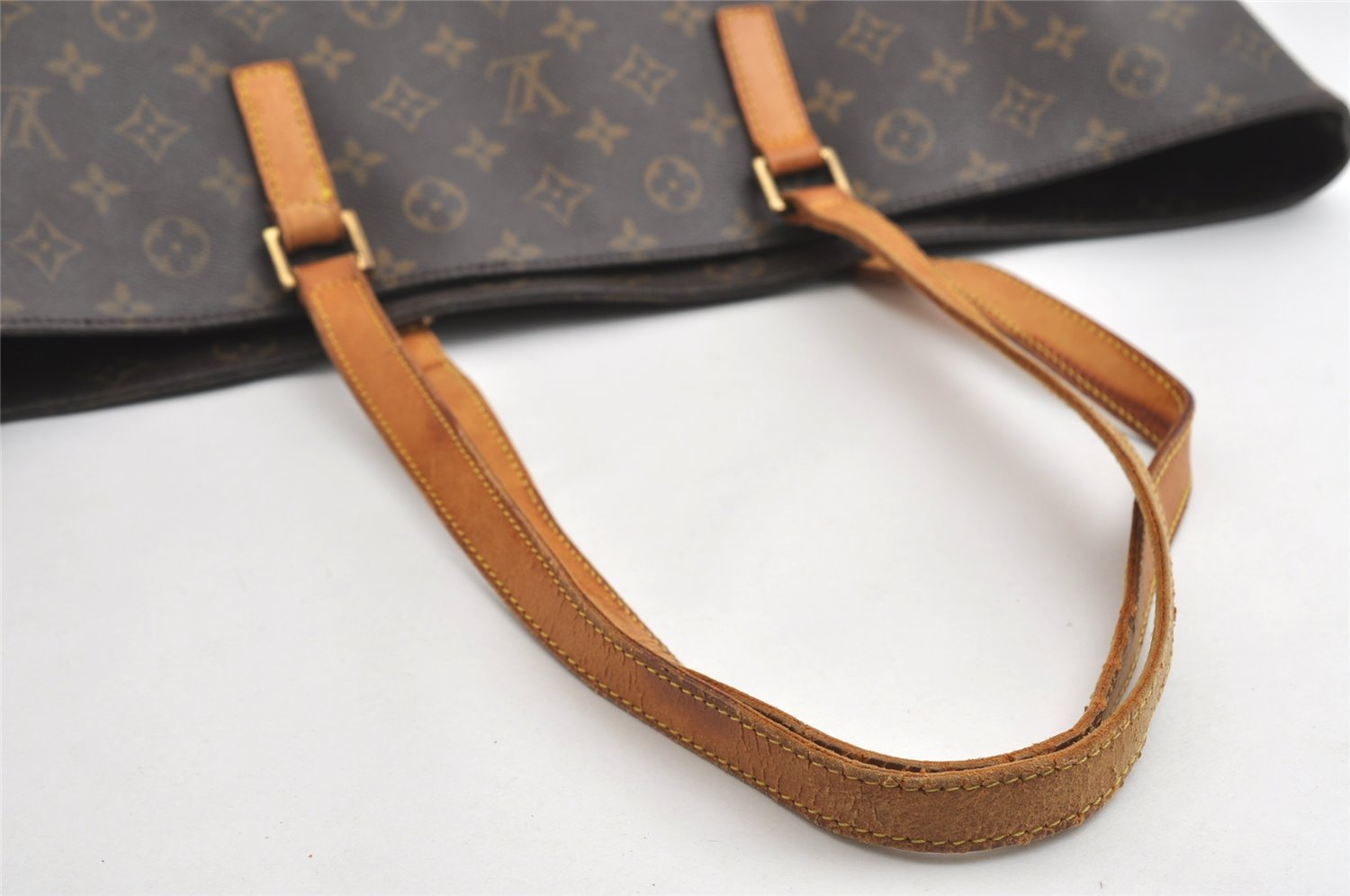 Authentic Louis Vuitton Monogram Cabas Alto Shoulder Tote Bag M51152 LV 6149I
