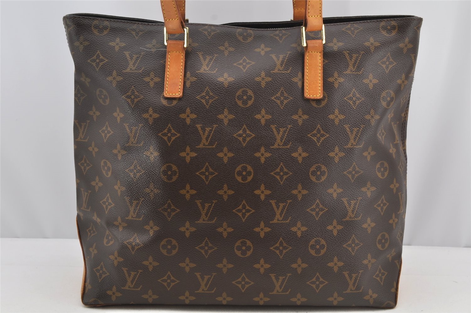 Authentic Louis Vuitton Monogram Cabas Mezzo Shoulder Tote Bag M51151 LV 6150I