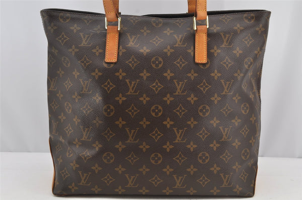 Authentic Louis Vuitton Monogram Cabas Mezzo Shoulder Tote Bag M51151 LV 6150I
