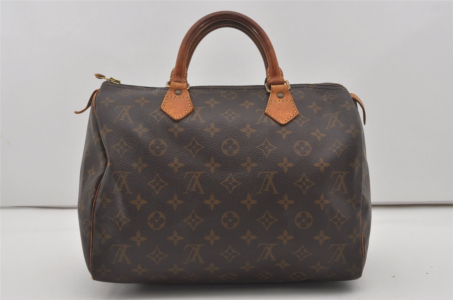 Authentic Louis Vuitton Monogram Speedy 30 Hand Boston Bag M41526 LV 6151I