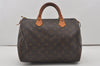 Authentic Louis Vuitton Monogram Speedy 30 Hand Boston Bag M41526 LV 6151I