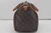 Authentic Louis Vuitton Monogram Speedy 30 Hand Boston Bag M41526 LV 6151I