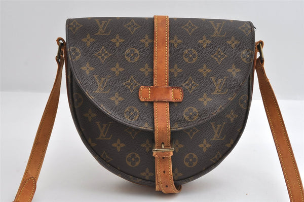 Authentic Louis Vuitton Monogram Chantilly GM Shoulder Bag M51232 Junk 6152I