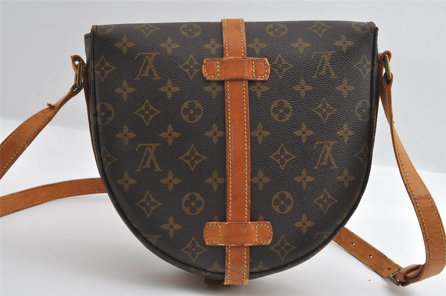 Authentic Louis Vuitton Monogram Chantilly GM Shoulder Bag M51232 Junk 6152I