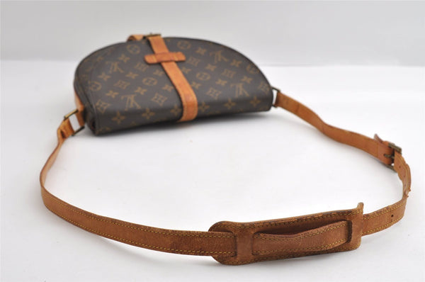 Authentic Louis Vuitton Monogram Chantilly GM Shoulder Bag M51232 Junk 6152I