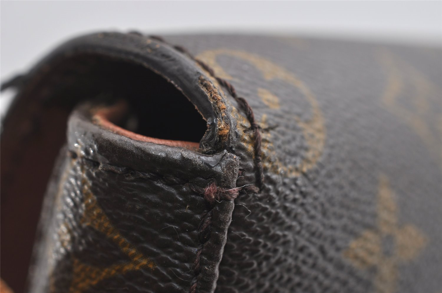 Authentic Louis Vuitton Monogram Chantilly GM Shoulder Bag M51232 Junk 6152I