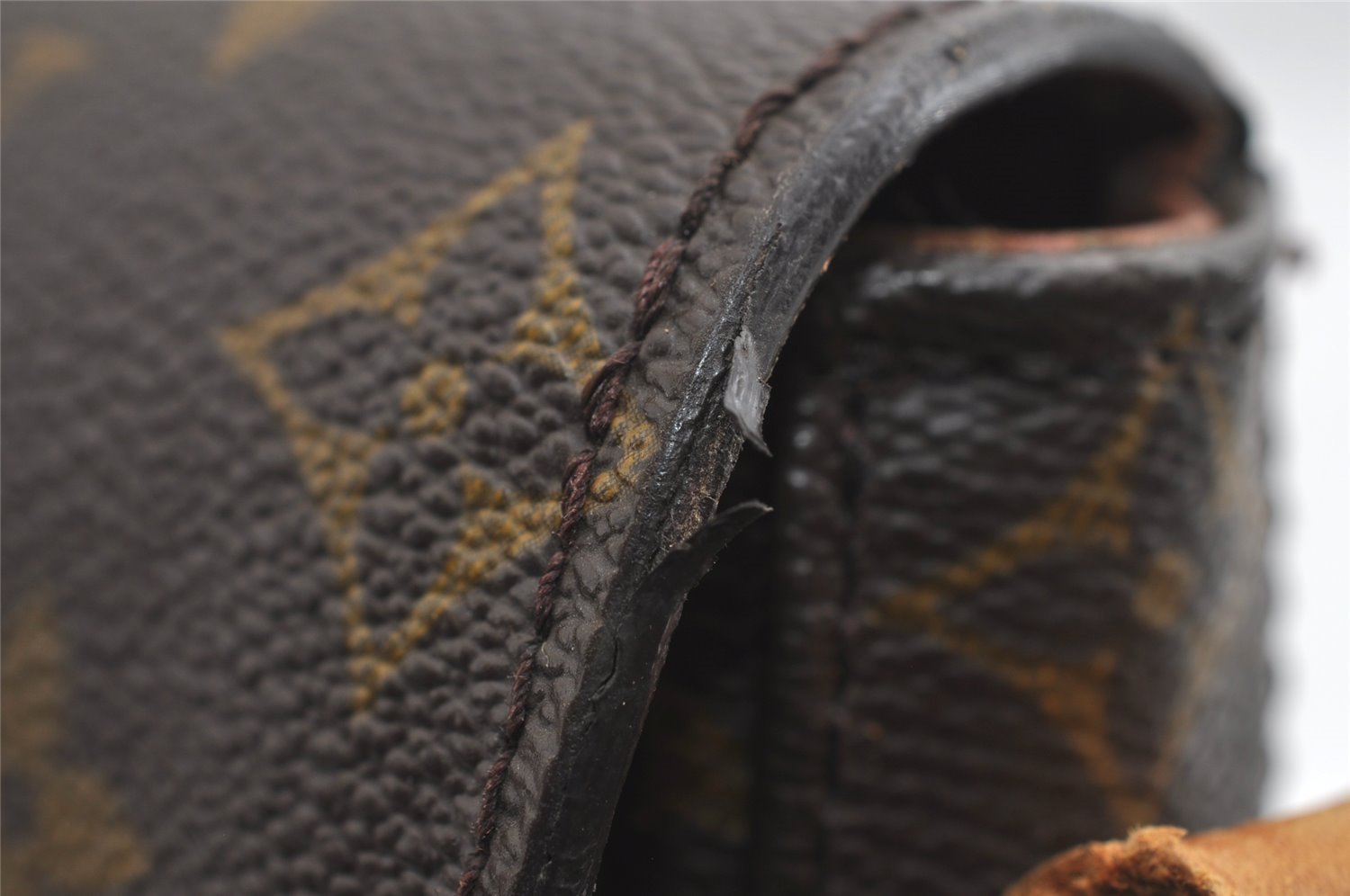 Authentic Louis Vuitton Monogram Chantilly GM Shoulder Bag M51232 Junk 6152I