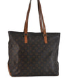 Authentic LOUIS VUITTON Monogram Cabas Mezzo Tote Bag M51151 LV 6153C