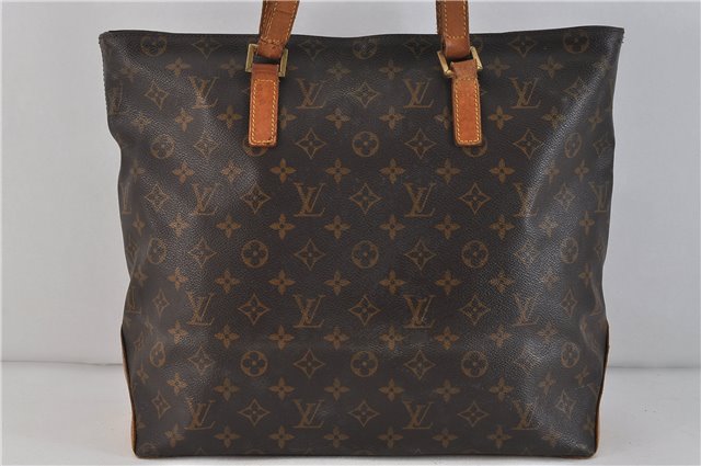 Authentic LOUIS VUITTON Monogram Cabas Mezzo Tote Bag M51151 LV 6153C