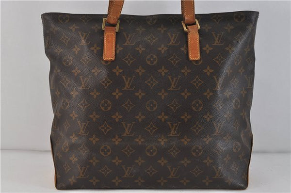 Authentic LOUIS VUITTON Monogram Cabas Mezzo Tote Bag M51151 LV 6153C