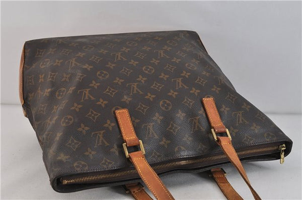 Authentic LOUIS VUITTON Monogram Cabas Mezzo Tote Bag M51151 LV 6153C