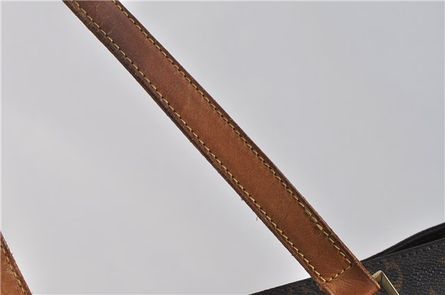 Authentic LOUIS VUITTON Monogram Cabas Mezzo Tote Bag M51151 LV 6153C