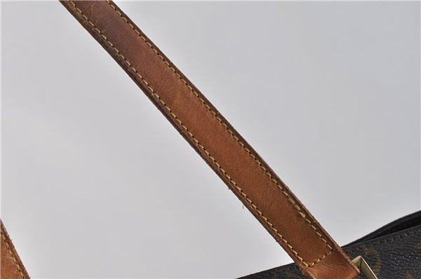 Authentic LOUIS VUITTON Monogram Cabas Mezzo Tote Bag M51151 LV 6153C