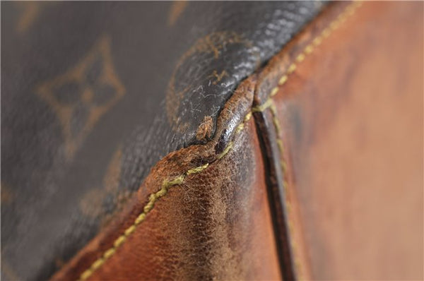 Authentic LOUIS VUITTON Monogram Cabas Mezzo Tote Bag M51151 LV 6153C