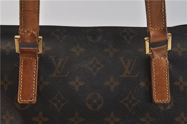 Authentic LOUIS VUITTON Monogram Cabas Mezzo Tote Bag M51151 LV 6153C