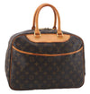 Authentic Louis Vuitton Monogram Deauville Hand Bag M47270 LV 6153E