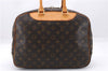 Authentic Louis Vuitton Monogram Deauville Hand Bag M47270 LV 6153E
