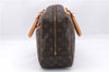 Authentic Louis Vuitton Monogram Deauville Hand Bag M47270 LV 6153E
