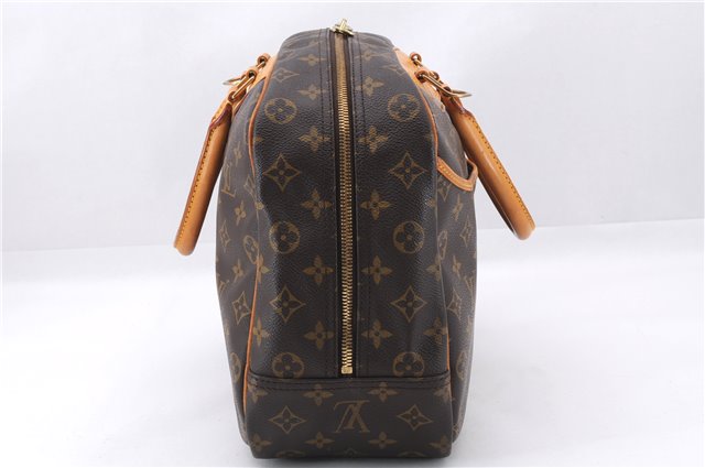 Authentic Louis Vuitton Monogram Deauville Hand Bag M47270 LV 6153E