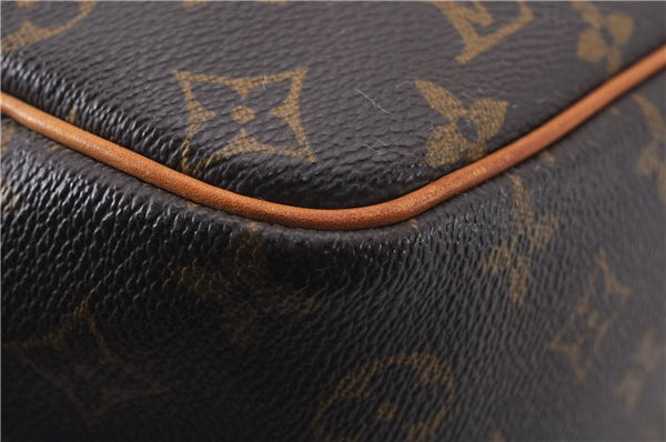 Authentic Louis Vuitton Monogram Deauville Hand Bag M47270 LV 6153E