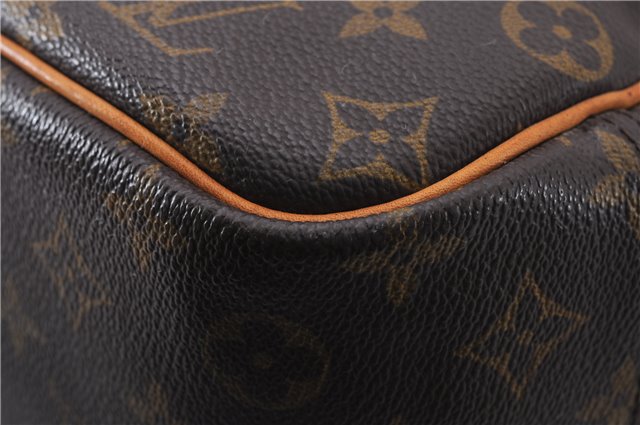 Authentic Louis Vuitton Monogram Deauville Hand Bag M47270 LV 6153E