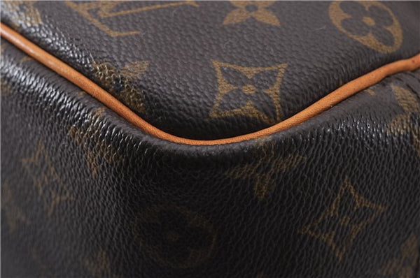 Authentic Louis Vuitton Monogram Deauville Hand Bag M47270 LV 6153E