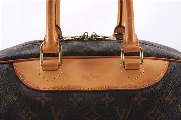 Authentic Louis Vuitton Monogram Deauville Hand Bag M47270 LV 6153E