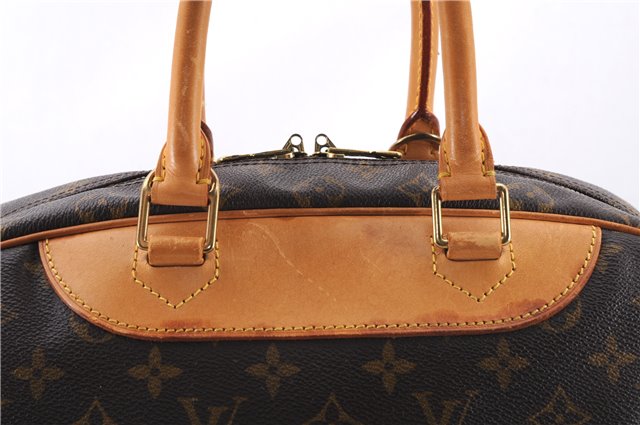 Authentic Louis Vuitton Monogram Deauville Hand Bag M47270 LV 6153E