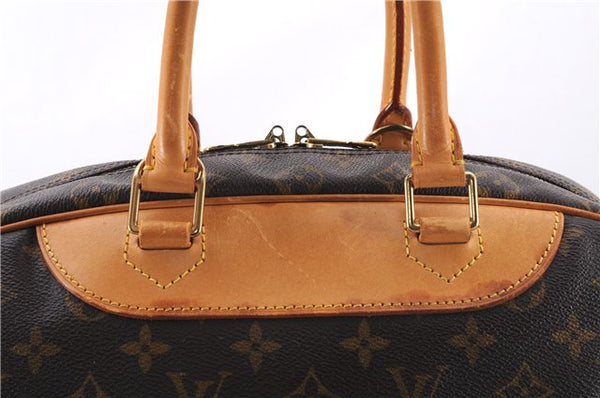 Authentic Louis Vuitton Monogram Deauville Hand Bag M47270 LV 6153E