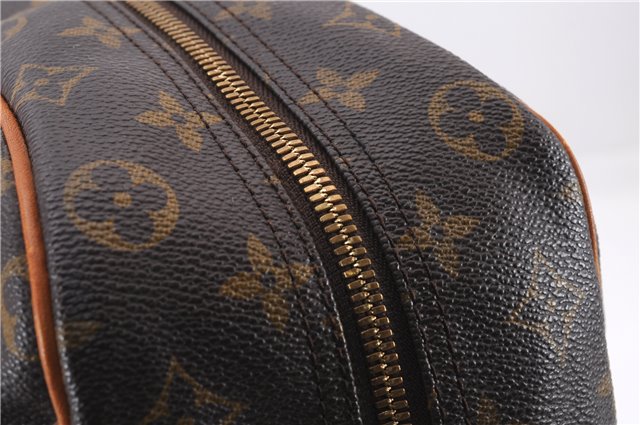 Authentic Louis Vuitton Monogram Deauville Hand Bag M47270 LV 6153E