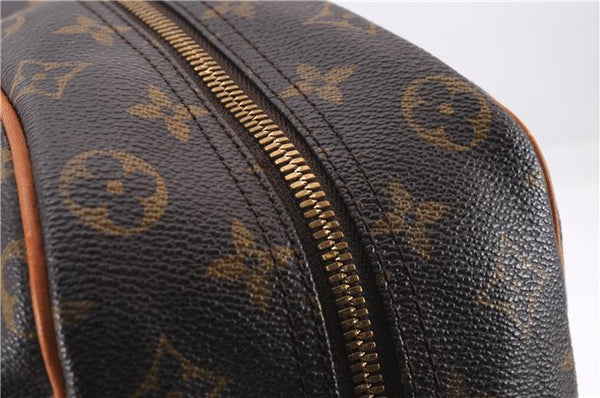 Authentic Louis Vuitton Monogram Deauville Hand Bag M47270 LV 6153E