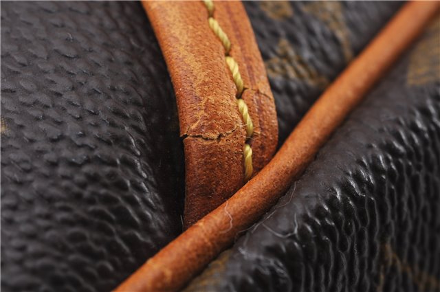 Authentic Louis Vuitton Monogram Deauville Hand Bag M47270 LV 6153E