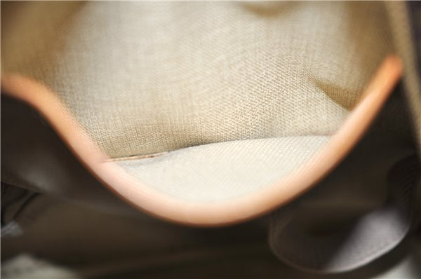 Authentic Louis Vuitton Monogram Deauville Hand Bag M47270 LV 6153E