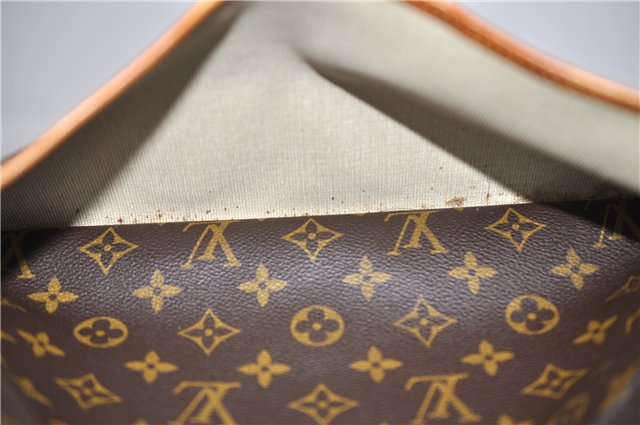 Authentic Louis Vuitton Monogram Deauville Hand Bag M47270 LV 6153E