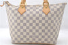Authentic Louis Vuitton Damier Azur Saleya PM Shoulder Tote Bag N51186 LV 6156E