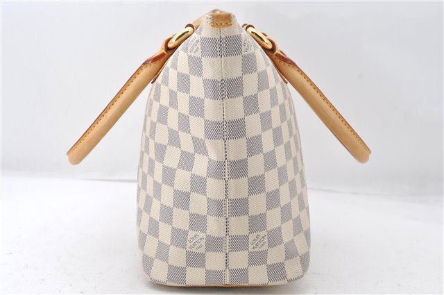 Authentic Louis Vuitton Damier Azur Saleya PM Shoulder Tote Bag N51186 LV 6156E