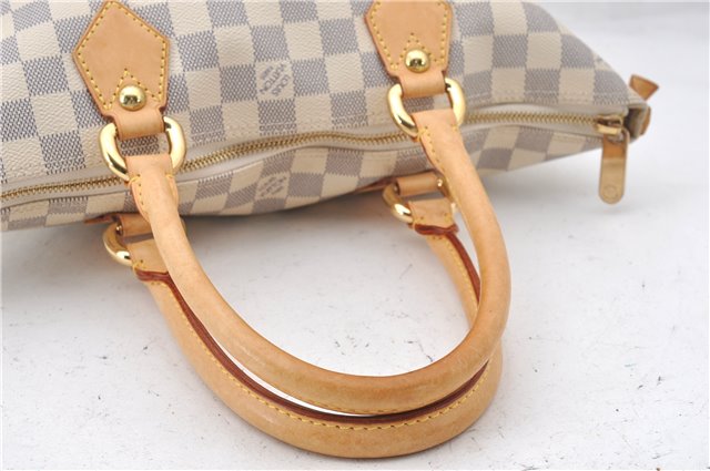 Authentic Louis Vuitton Damier Azur Saleya PM Shoulder Tote Bag N51186 LV 6156E