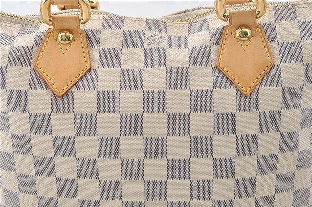 Authentic Louis Vuitton Damier Azur Saleya PM Shoulder Tote Bag N51186 LV 6156E