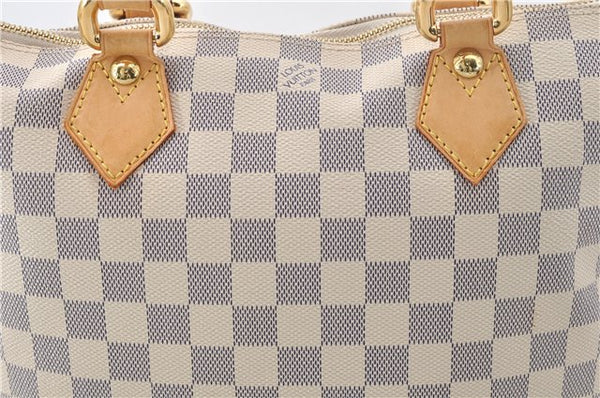 Authentic Louis Vuitton Damier Azur Saleya PM Shoulder Tote Bag N51186 LV 6156E