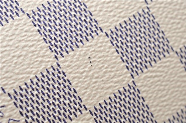 Authentic Louis Vuitton Damier Azur Saleya PM Shoulder Tote Bag N51186 LV 6156E